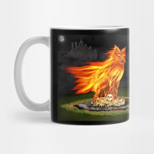 Fiery Nix Wolf Mug